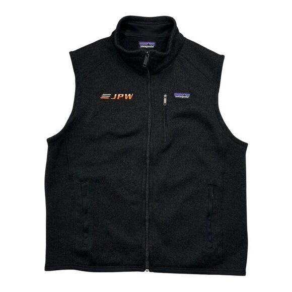Patagonia Men's Size Large Black Better Sweater JPW Embroidered Fleece Vest - Picture 1 of 10